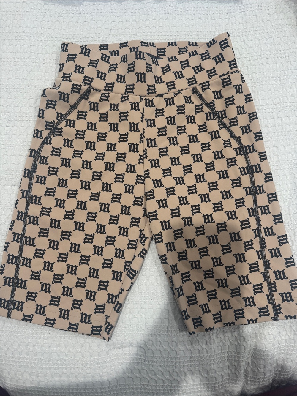 Monogram Biker Shorts